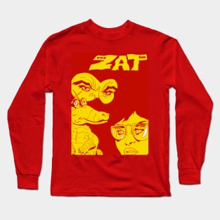 The Zat: Red Long Sleeve T-Shirt